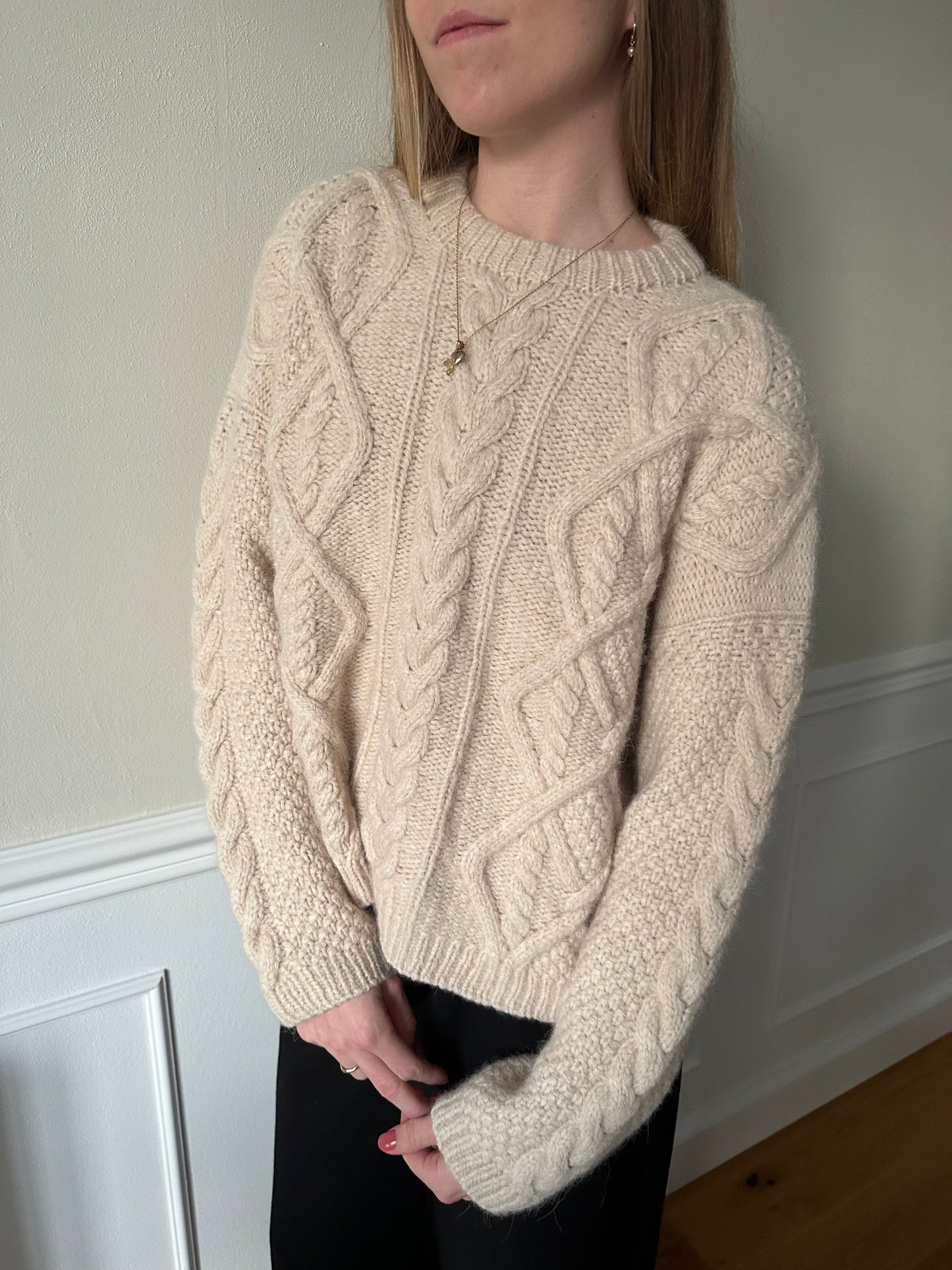 Wire Sweater Chunky - English