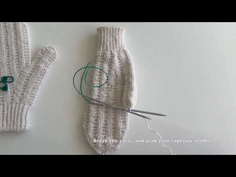Cardamom Mittens - English – TwinKnits